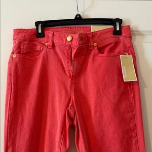 Michael Kors Women's Vibrant Straight Leg Jeans